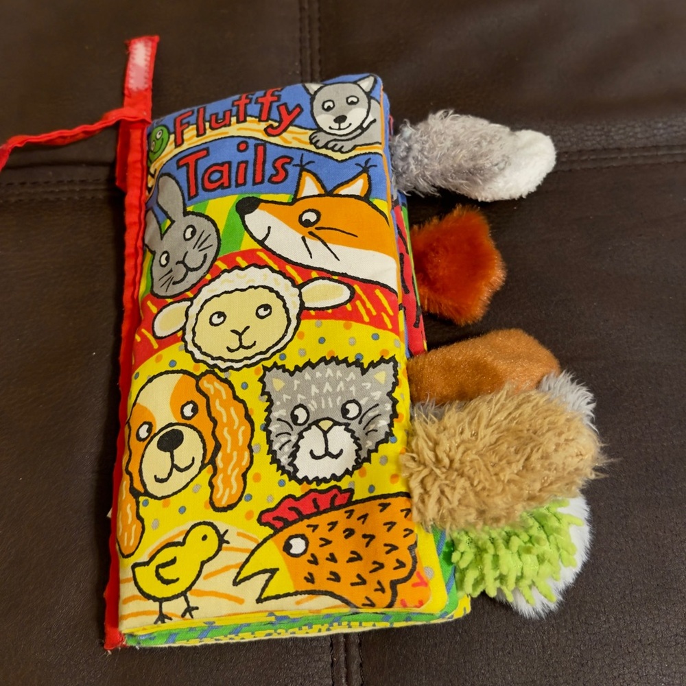 Jellycat‎ Fluffy Tails Pet Activity Book - Multicolor